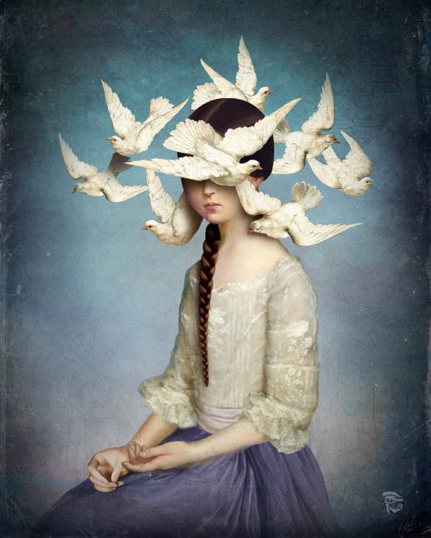 Painting by Christian Schloe 