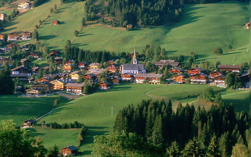 Austrian village of Alpbach